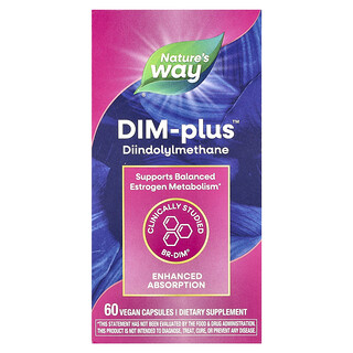 ناتشرز واي‏, DIM-Plus™‎، ‏60 كبسولة نباتية