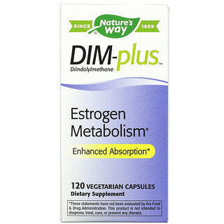 Nature's Way, DIM-plus, Estrogen Metabolism, 120 vegetarische Kapseln