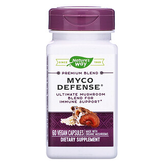 Nature's Way, Premium Blend, Myco Defense, 60 веганских капсул