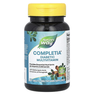 Nature's Way, Completia，糖代谢病患者多维生素，60 片
