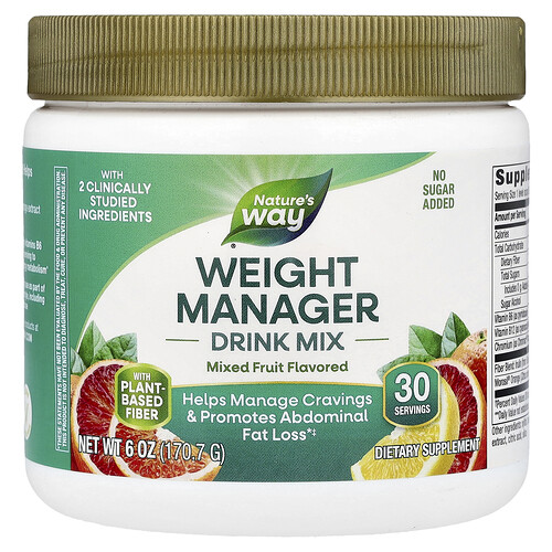 Nature's Way, Gewicht-Manager-Trinkmischung, gemischte Früchte, 170,7 g (6 oz.)