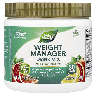 Nature's Way, Weight Manager Drink Mix、ミックスフルーツ、170.7g（6オンス）