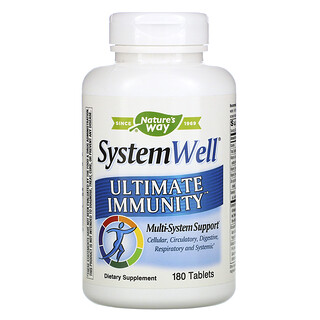 Nature's Way, System Well, Ultimate Immunity, 180 قرصًا