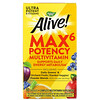 Nature's Way, Alive! Max6 Potency Multivitamin, 90 Capsules