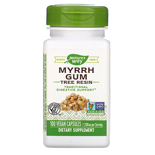 Nature's Way, Myrrh Gum, Tree Resin, 550 mg, 100 Vegan Capsules