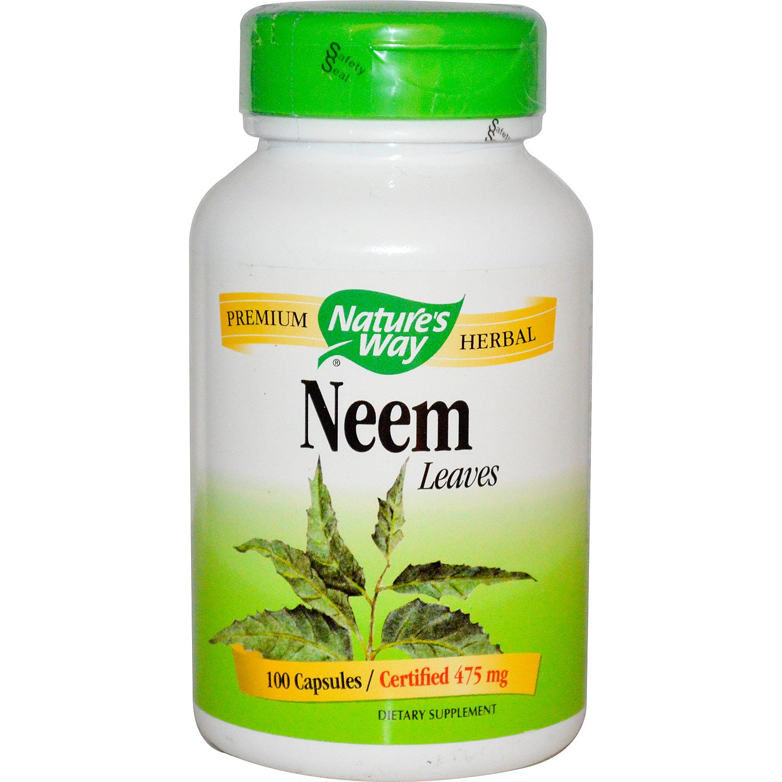 Nature's Way, Neem, Leaves, 100 капсул