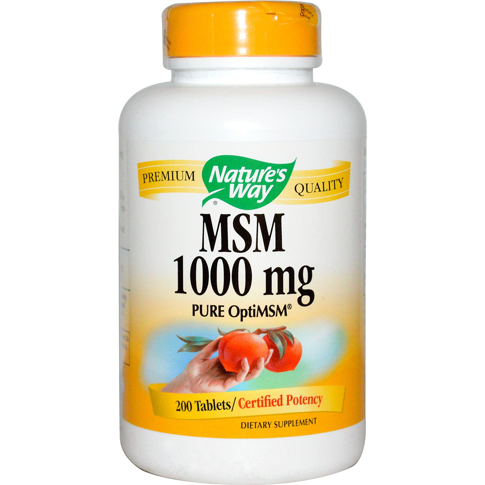 Natures Way Msm Pure Optimsm 1000 Mg 200 Tablets 