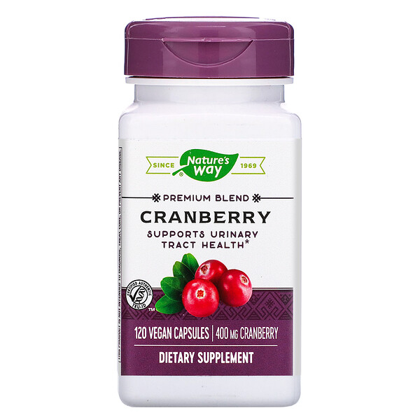 Nature's Way, Cranberry, 400 mg, 120 Vegan Capsules iHerb