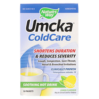 Umcka, ColdCare, успокаивающий горячий напиток, со вкусом лимона, 10 пакетиков - изображение