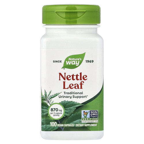 Nature's Way, Nettle Leaf, 100 Vegan Capsules (435 mg Per capsule)