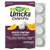 Натурес Вэй, Umcka, от простуды и гриппа, со вкусом апельсина, 20 жевательных таблеток