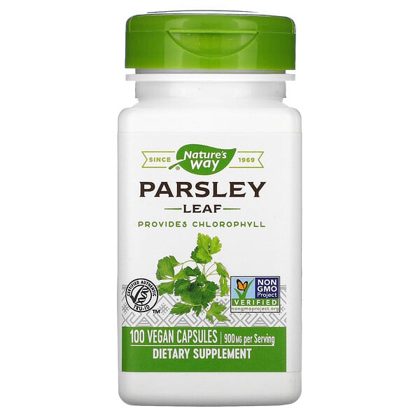 Nature's Way, Parsley Leaf, 450 mg, 100 Vegan Capsules