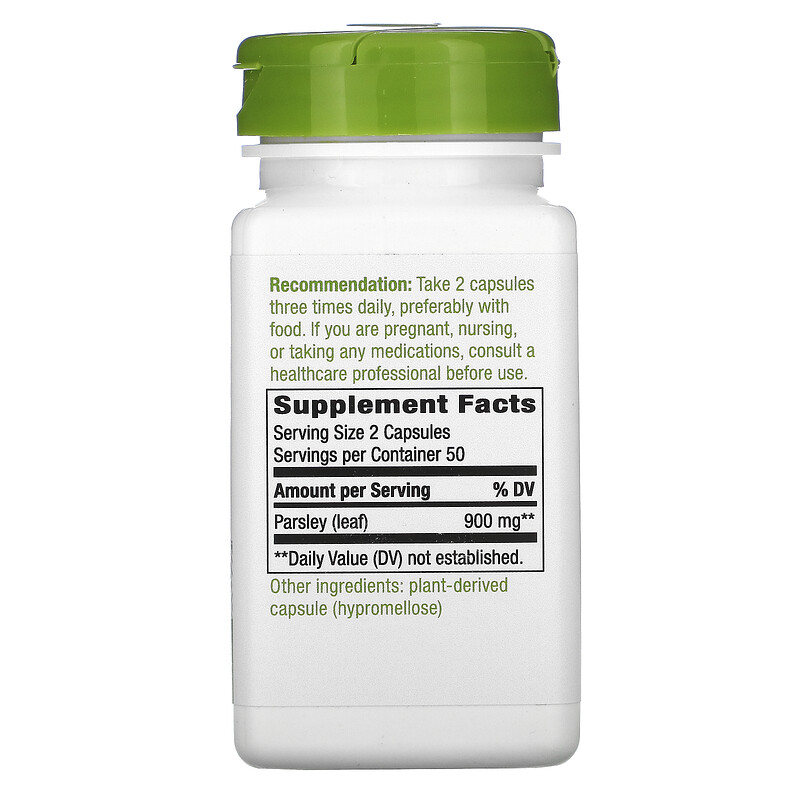 Nature's Way, Parsley Leaf, 900 mg, 100 Vegan Capsules iHerb