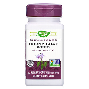 Отзывы о Натурес Вэй, Horny Goat Weed, 500 mg, 60 Vegan Capsules