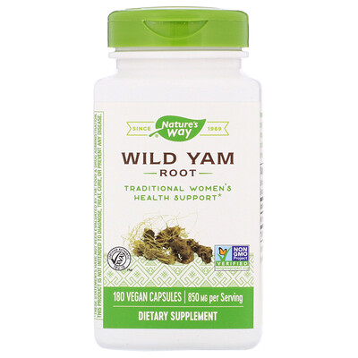 

Wild Yam Root, 850 mg, 180 Vegan Capsules