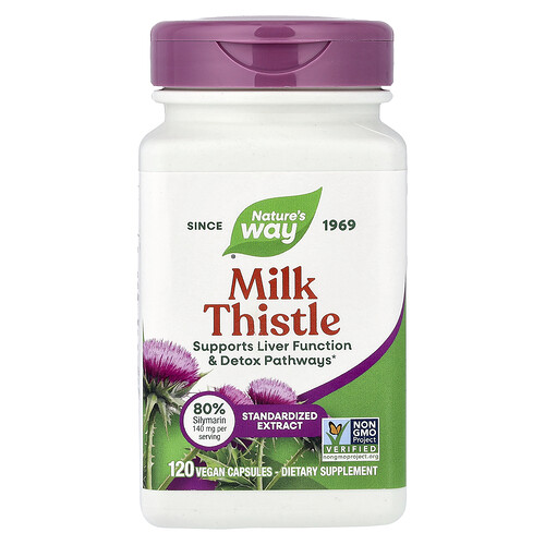 Nature's Way Mariendistel, standardisiert, 120 vegane Kapseln