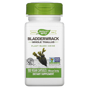 Натурес Вэй, Bladderwrack, 580 mg, 100 Vegan Capsules отзывы