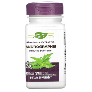 Отзывы о Натурес Вэй, Andrographis, 300 mg, 60 Vegan Capsules
