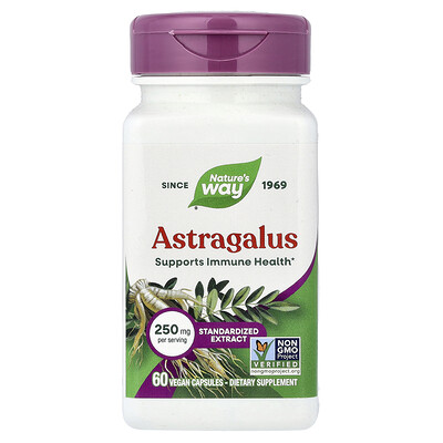 Nature's Way, Astrágalo, 60 cápsulas veganas