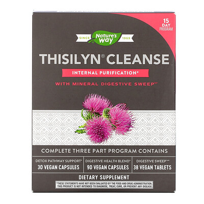 

Nature's Way Thisilyn Cleanse с Mineral Digestive Sweep 15-дневная программа