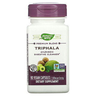 Nature's Way, Premium Blend, Triphala, 500 mg, 90 Vegan Capsules