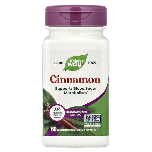 Nature's Way, Cinnamon, 60 Vegan Capsules