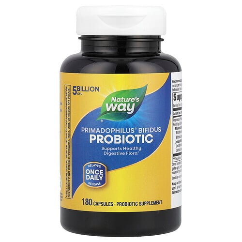 Nature's Way, Primadophilus® Bifidus Probiotic, Probiotikum für Primadophilus®, 5 Milliarden KBE, 180 Kapseln