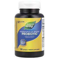Primadophilus®, біфідобактерії, пробіотик, 5 млрд КУО, 180 капсул