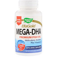 EfaGold, Мега-DHA, 1000 мг, 60 капсул - изображение