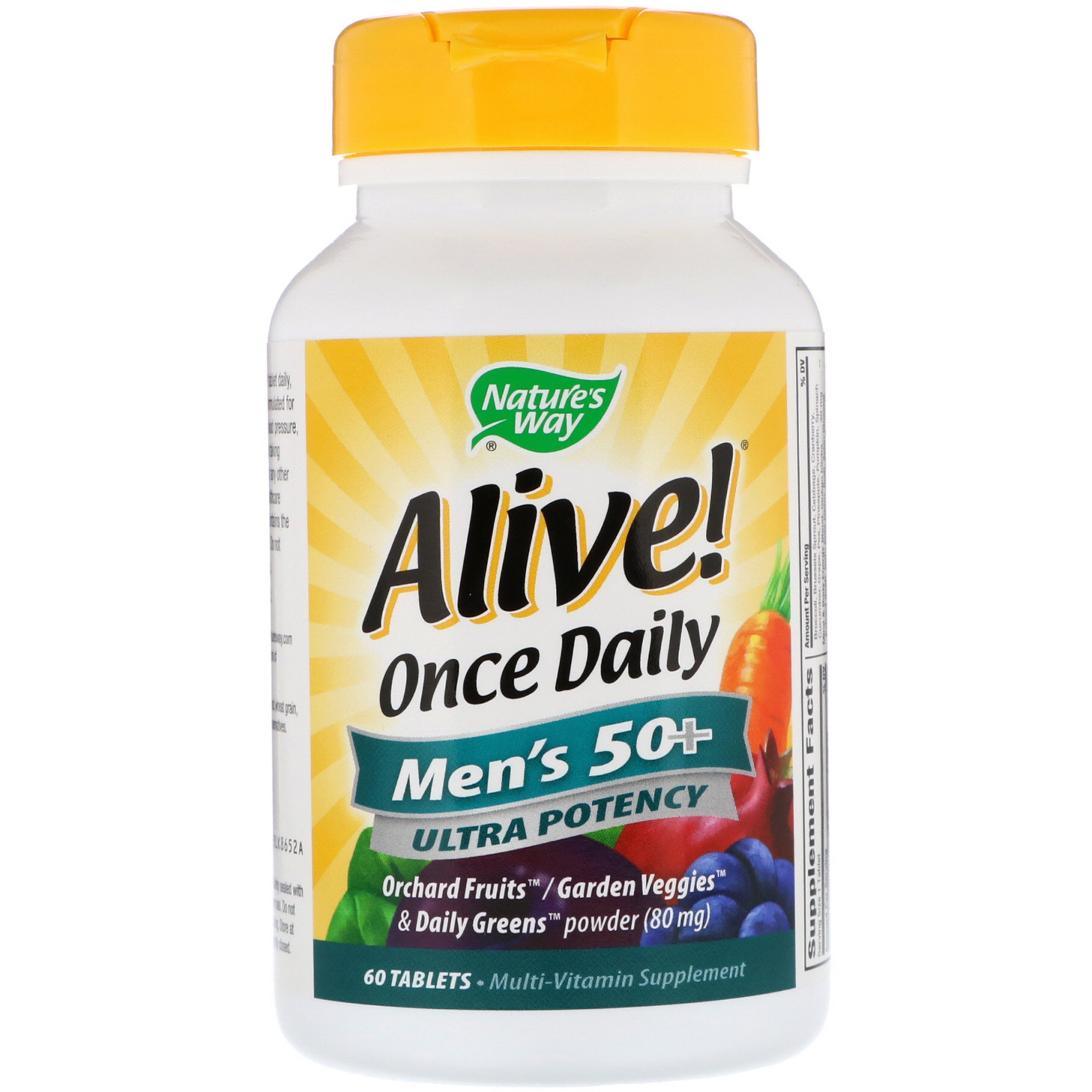 Nature S Way Alive Once Daily Men S 50 Multi Vitamin 60 Tablets Iherb