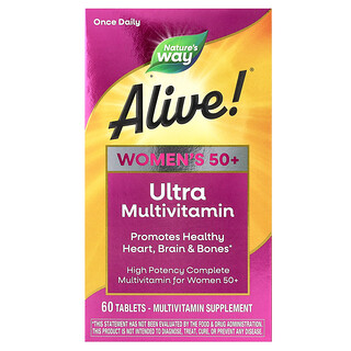 Nature's Way, Alive!® Women's 50+ Ultra Multivitamin, 60 Tablets
