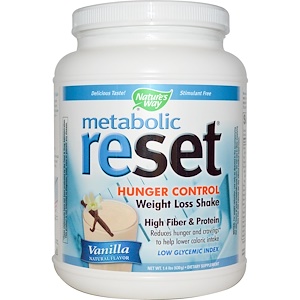 Nature's Way, Metabolic Reset, микс для потери веса, ванильный вкус, 1,4 фунта (630 г)