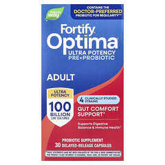 Fortify®, Optima®, пребіотик і пребіотик, для дорослих, 30 капсул із відстроченим вивільненням