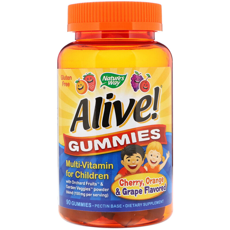 Brand New Cherry Flavor Episode 4 Minute 34 Nature's Way, Alive! Gummies, Multi-Vitamin for Children, Cherry
