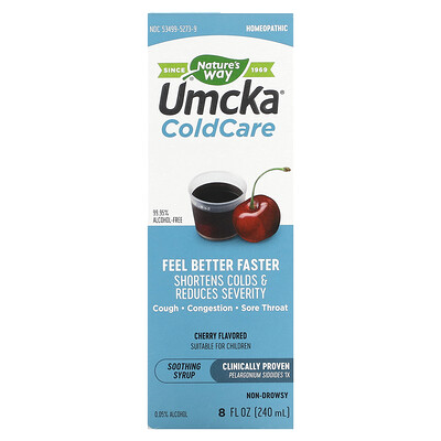 

Nature's Way Umcka ColdCare Soothing Syrup Cherry 8 fl oz (240 ml)