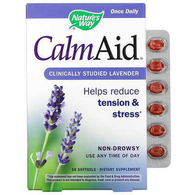 

Nature's Way CalmAid Clinically Studied Lavender 30 Softgels