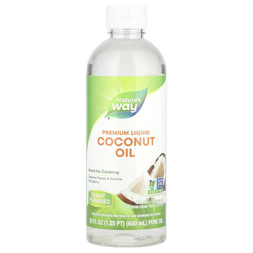 Nature's Way Premium Liquid Coconut Oil, 20 fl oz (600 ml)