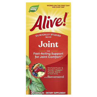 Nature's Way（ネイチャーズウェイ）, Alive!®（アライブ！）ジョイント、30粒