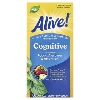 Nature's Way（ネイチャーズウェイ）, Alive!®（アライブ！）コグニティブ、60粒