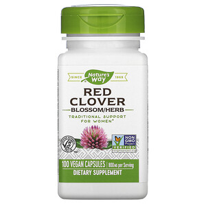 Отзывы о Натурес Вэй, Red Clover Blossom/Herb, 800 mg, 100 Vegan Capsules