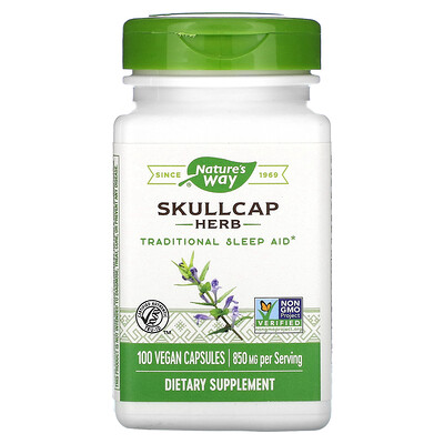 

Nature's Way Skullcap Herb 425 mg 100 Vegan Capsules