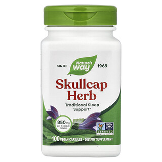 Nature's Way, 스컬캡 허브, 베지 캡슐 100정(캡슐 1정당 425mg)