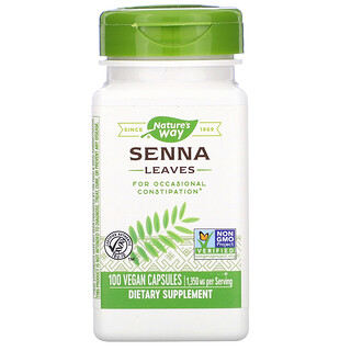 Nature's Way, Senna Leaves, 450 mg, 100 Vegan Capsules