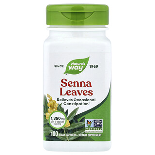 Nature's Way, Senna Leaves, 100 Vegan Capsules (450 mg per Capsule)