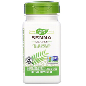 Отзывы о Натурес Вэй, Senna Leaves, 1,350 mg, 100 Vegan Capsules