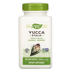 Натурес Вэй, Yucca Stalk, 1,040 mg, 180 Vegan Capsules отзывы покупателей