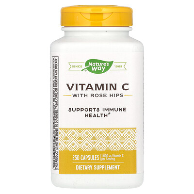 Nature's Way Vitamin C with Rose Hips: Immune Support and Antioxidant Protection