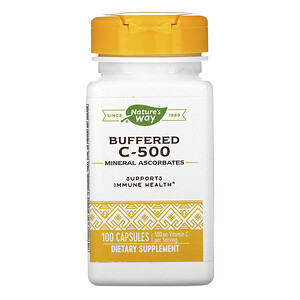 Отзывы о Натурес Вэй, Buffered C-500, 500 mg, 100 Capsules