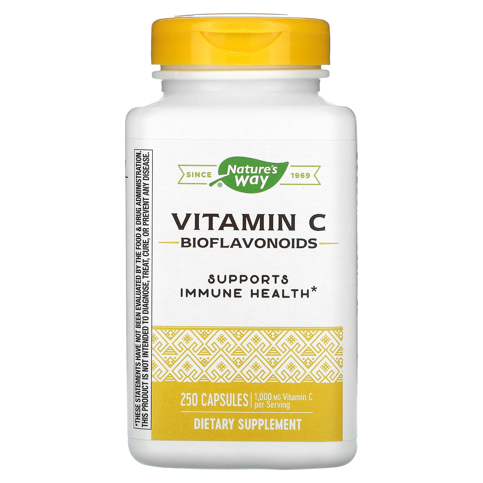 Nature S Way Vitamin C Bioflavonoids 500 Mg 250 Capsules