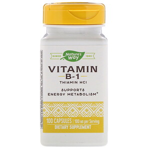 Отзывы о Натурес Вэй, Vitamin B-1, 100 mg, 100 Capsules